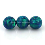 2mm Lab Created Mix Colors Ball Beads for DIY Jewelry Synthetic Opal Stone