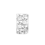 Infinite Hearts Sparkling Clip Charm 925 Silver DIY