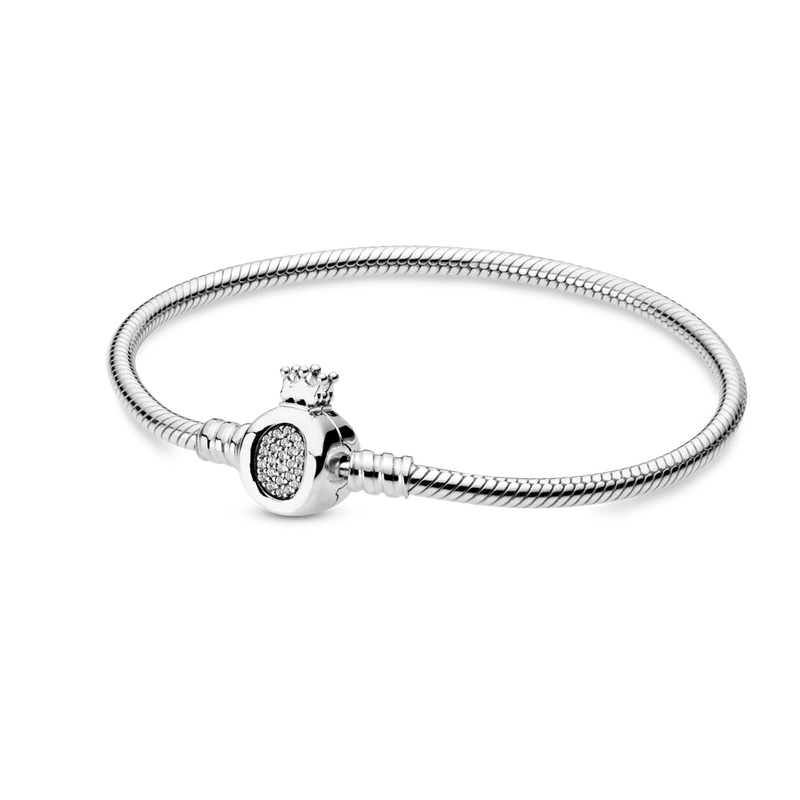 Bracelet Women Crown Snake Jewelry Silver 925 Original Pendant Charms Diy Ideas