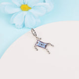 Magic Carpet Dangle Charm Crystal Silver DIY Kit