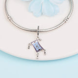 Magic Carpet Dangle Charm Crystal Silver DIY Kit