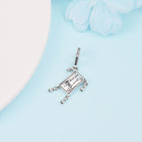 Magic Carpet Dangle Charm Crystal Silver DIY Kit