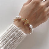 925 Silver Pearl Bracelet 18k Freshwater Jewelry
