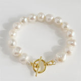 925 Silver Pearl Bracelet 18k Freshwater Jewelry