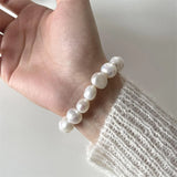925 Silver Pearl Bracelet 18k Freshwater Jewelry