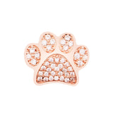 Seed Beads Rose Pet Footprint Charm Crystal 925 Silver Bracelet Necklace DIY Kit