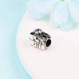Spider Camera Selfie Charm Christmas Crystal 925 Silver DIY Kit