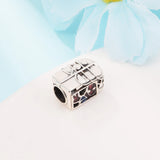 Spider Camera Selfie Charm Christmas Crystal 925 Silver DIY Kit