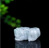 A-Product Jadeite Pendant - Elegant Green Gemstone Necklace