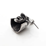 Samurai Armor Mark Pendant Stainless Steel Men's Helmet Necklace
