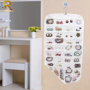Jewelry Hanging Bag Storage Earrings Necklace