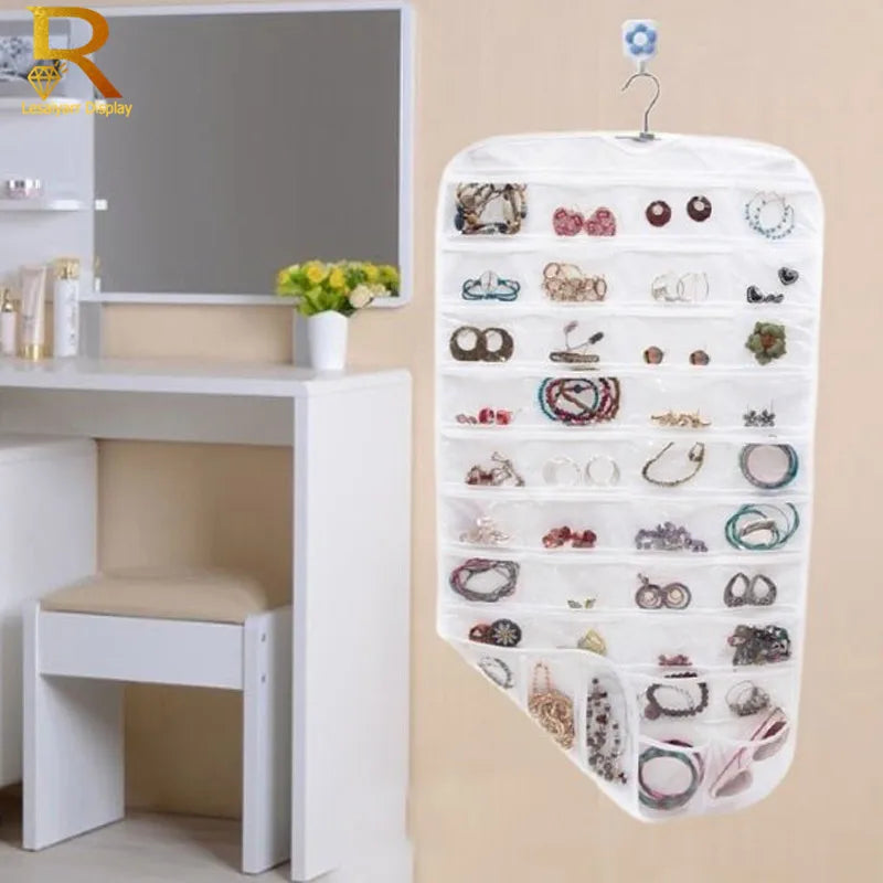 Jewelry Hanging Bag Storage Earrings Necklace