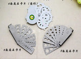 Diamond Gem Measuring Tools Fan Gem Gauge