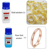 Jewelry Plating Solution 14K 18K 24K Electroplating Liquid