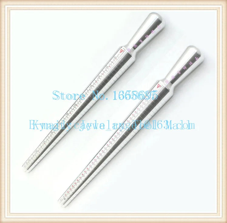 Jewelry Tools 4 Scale Silver Ring Mandrel Ring Size Stick