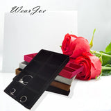 Velvet Tray 8 Grids Jewelry Organizer Display Rack Case