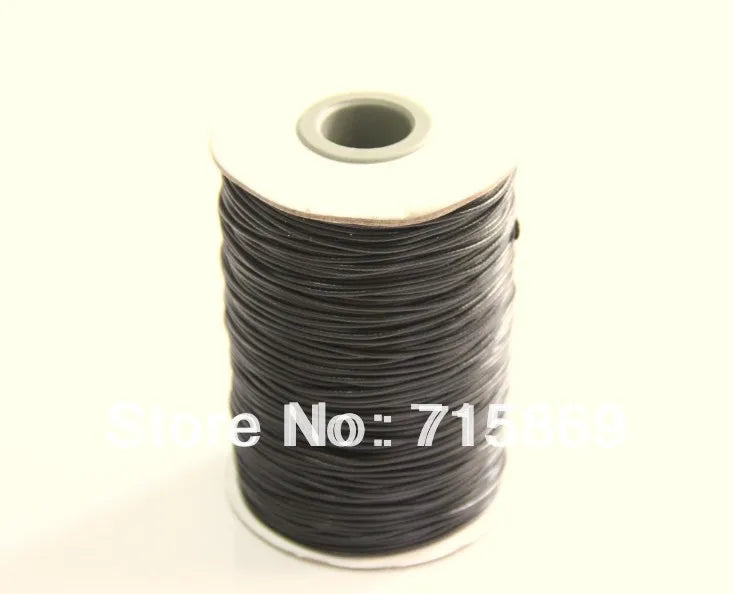 KOREA 1mm Wax Cotton Cords 180M Waxed Rope Jewelry String