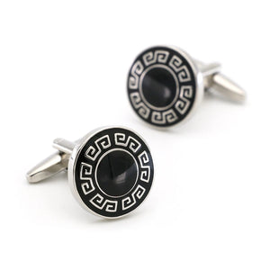 Classic Round Brass Cufflinks Wholesale & Retail