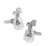 Men's Sport Series Cufflinks: Rugby Golf Football Tennis Copper
