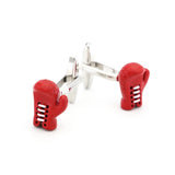 Men's Sport Series Cufflinks: Rugby Golf Football Tennis Copper