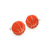 Men's Sport Series Cufflinks: Rugby Golf Football Tennis Copper