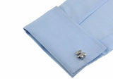 Men's Bear Cuff Link Copper Material Silver Animal Cufflinks