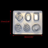 Mini Candy Pendant DIY Keychain Earrings Mold Resin Casing Tool