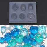 Mini Candy Pendant DIY Keychain Earrings Mold Resin Casing Tool