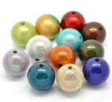 Acrylic Round Ball Spacer Beads 4-20MM for Jewelry Making