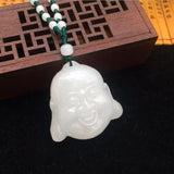 Afghan jade pendant Buddha head