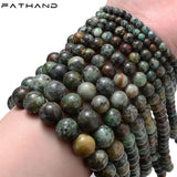 African Pine Stone Beads Round Spacer Beads 4-12MM