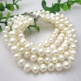 5Rows Natural Fresh Water Pearl Bracelet 6-7MM