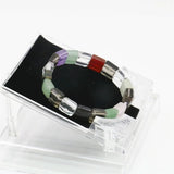 Agates Square Faceted 10mm Women Bracelet 7.5inch B1694