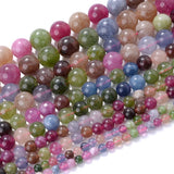 Tourmaline Bead Crystals Round Spacer Beads for Jewelry Making DIY