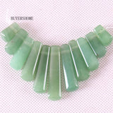 Green Aventurine Beads Pendant Set 11PCS K058