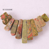 Unakite Epidote Beads Pendant Set 11PCS
