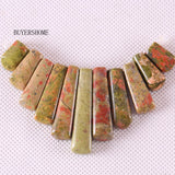 Unakite Epidote Beads Pendant Set 11PCS