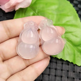 Natural Ice Type Jade Marrow Ruyi Gourd Pendant Men's Women's Necklace Direct