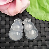 Natural Ice Type Jade Marrow Ruyi Gourd Pendant Men's Women's Necklace Direct