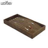 Necklace Display Tray Pendant Chain Storage Box 11*22cm