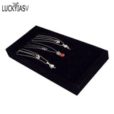 Necklace Display Tray Pendant Chain Storage Box 11*22cm