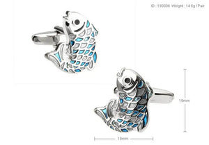 Big Fish Copper Cufflinks Gift For Men Cuff Links Wholesale