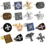 Royal Engraved Arrival Cufflink for Men Plating Business Gift