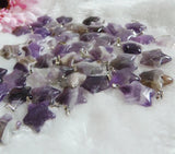 Amethyst Crystal Starfish Necklace Pendant Lot