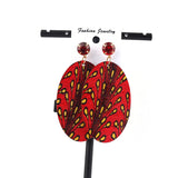 African Pattern Crystal Stud Earrings - Mixed Colors