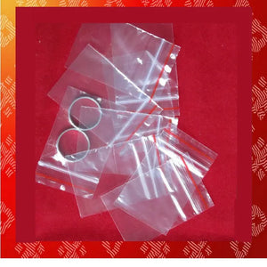 500pcs 4cm*6cm Clear Resealable Plastic Bags