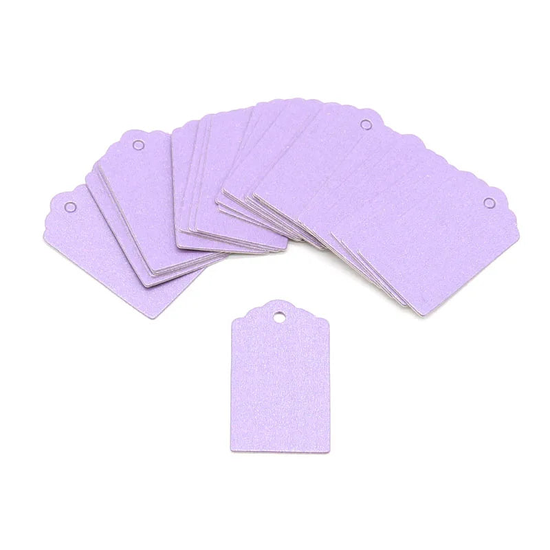 100pcs 2.4x4.4cm Noble Paper Jewelry Labels