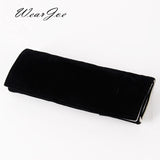 Portable Jewelry Storage Roll Up Bag 96 Hooks Necklace Chain Organizer