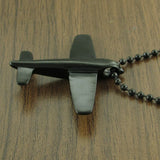 Punk Air Plane Pendant Choker Necklace Jewelry Gift