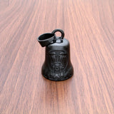 Punk Stainless Steel Engine Bell Pendant for Biker Club